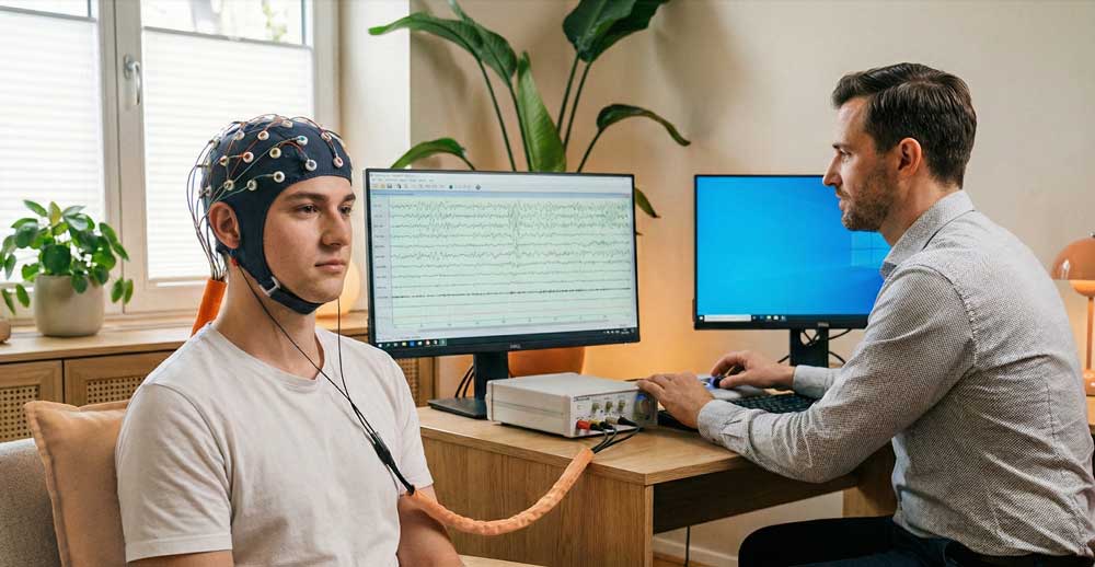 Anwendung von Neurofeedback zur Behandlung von ADHS-Symptomen in einer Fachpraxis